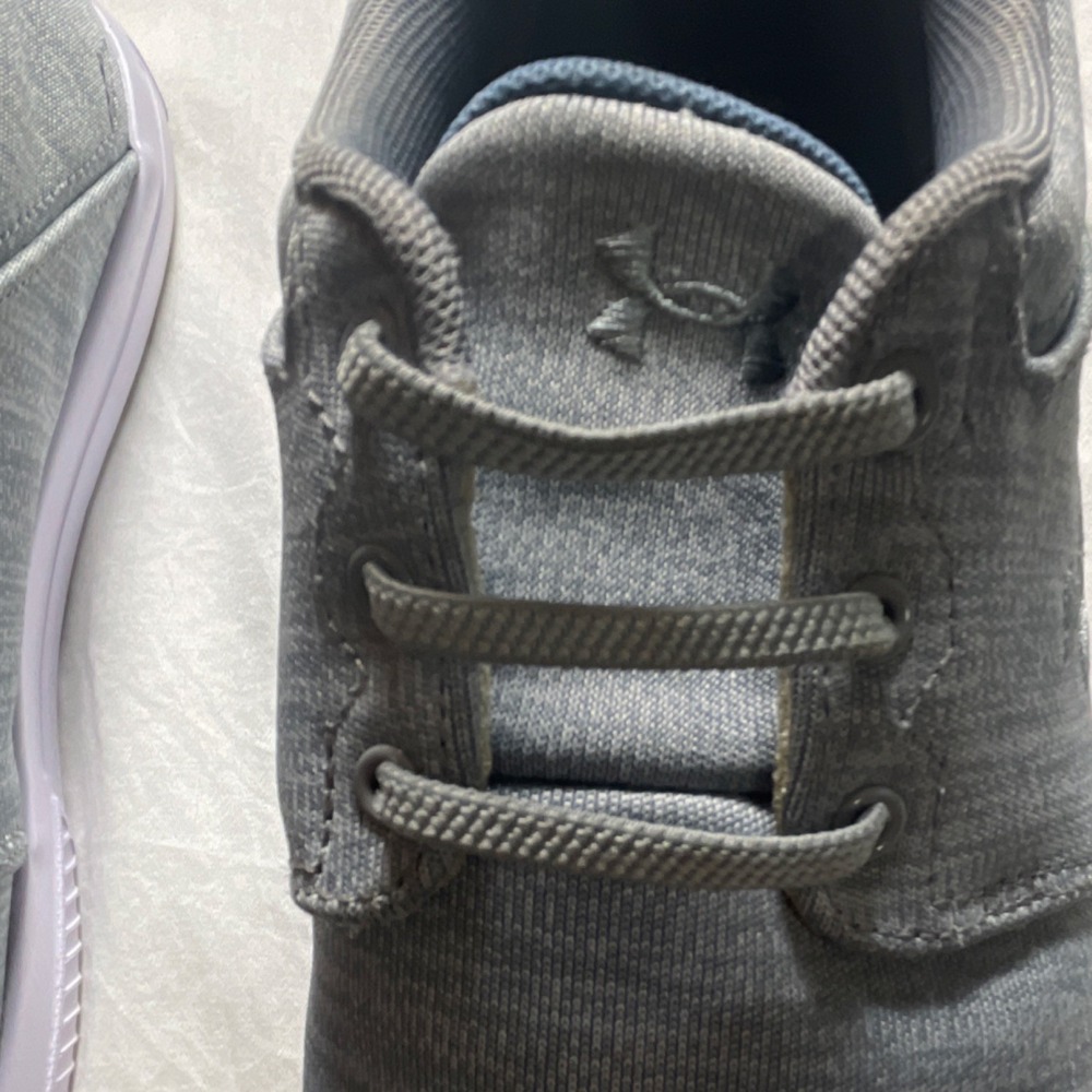 Under Armour Lightweight Golf/Casual Shoes Gray White Comfort Sneakers - Picture 4 of 8